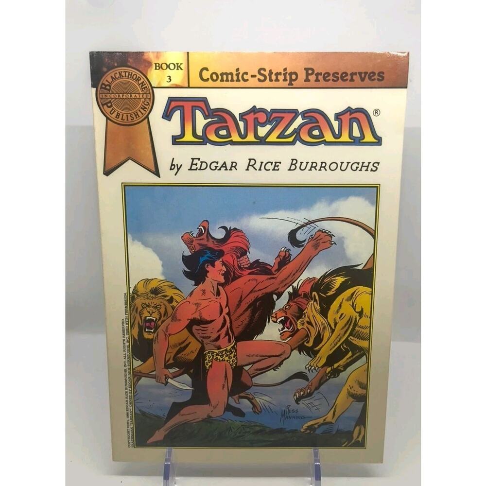 Tarzan Book 3 Comic Strip Preserves Blackthorne Publishing